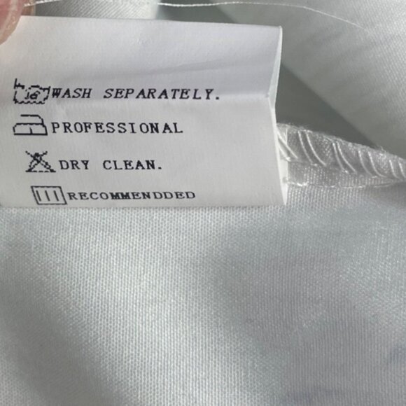 JustFashionNow Short Sleeve Shirt Womens Large Multicolor New Abstract Print - Picture 8 of 10